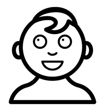 Child Avatar Vector Stock Illustration