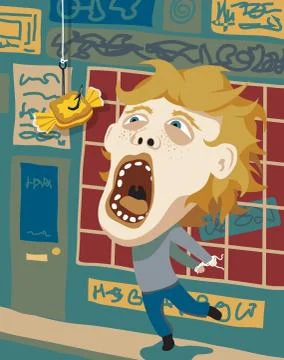 Child bait Stock-Illustration