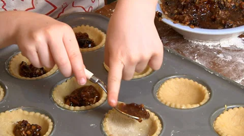 Child baking Stock Footage 29155093