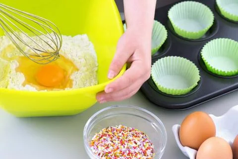 Child Baking Stock Photos