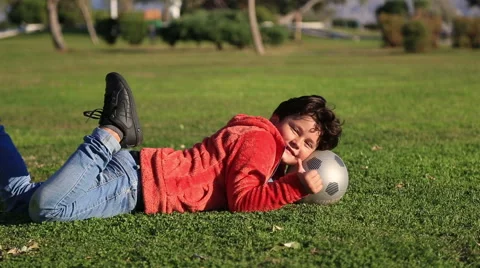 Child with a ball 13 Stock Footage 56568248