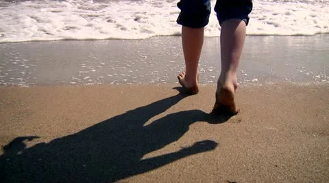 Child on beach Stock Footage 22666292