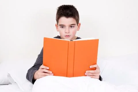 Child in bed Stock Photos