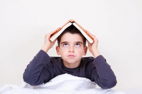 Child in bed Stock Photos