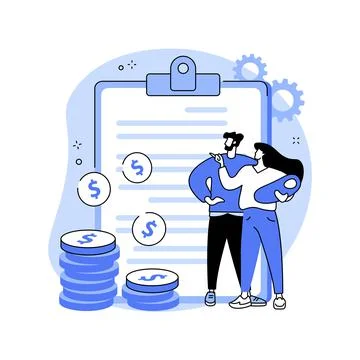 Child benefit abstract concept vector illustration. Stock Illustration