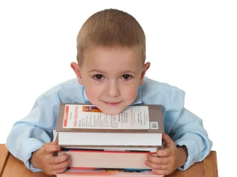Child with book Stock Photos