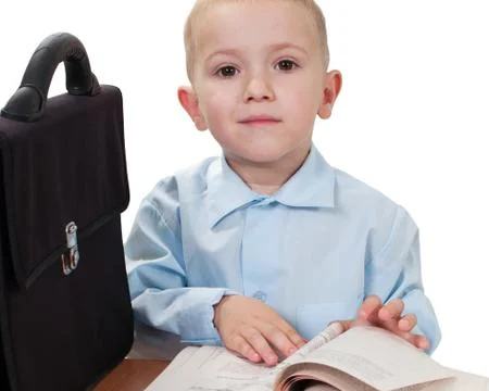 Child with book Stock Photos
