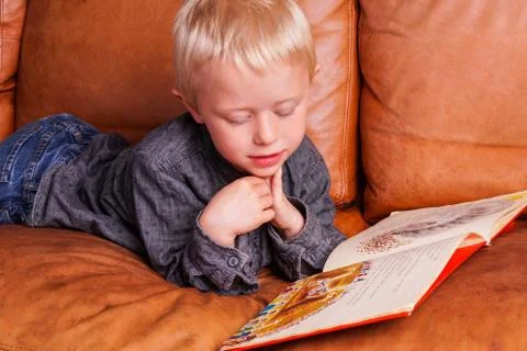 Child with Book Stock Photos