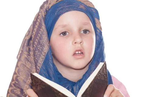 The child with the book Stock Photos