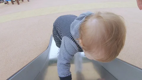 Child boy on a hill 스톡 동영상 114576406