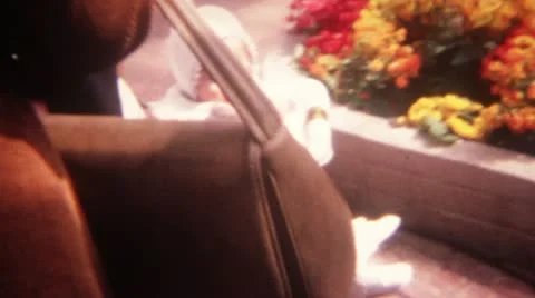 Child in a buggy 16mm Super8 Stock Footage 11146155