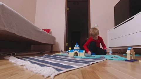 The Child Builds A Road Video stock 167115037