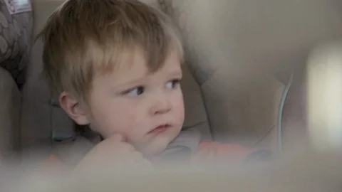 Child in car 1 Stock Footage 107568934