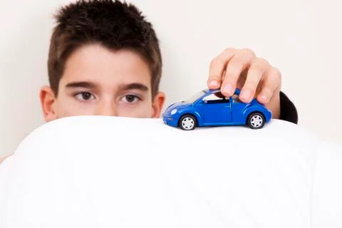 Child with car Stock Photos