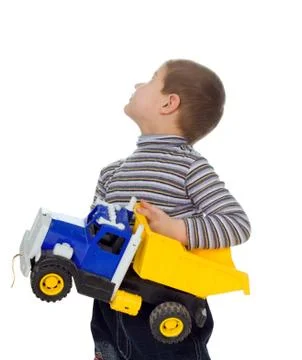 Child with car Stock Photos
