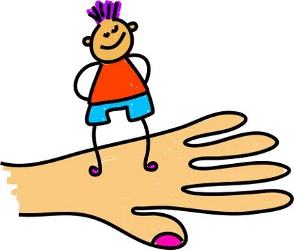 Child Care Stock-Illustration