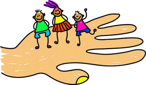 Child Care Stock-Illustration