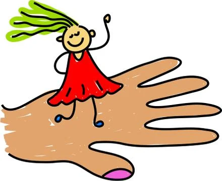 Child Care Stock-Illustration
