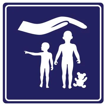 Child Care Illustrazione stock