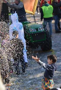 Child at carnival Stock Photos
