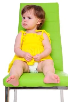 Child on chair Stock Photos
