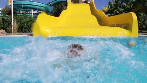 Water Slide stock image. Image of scary, child, motion - 31673449