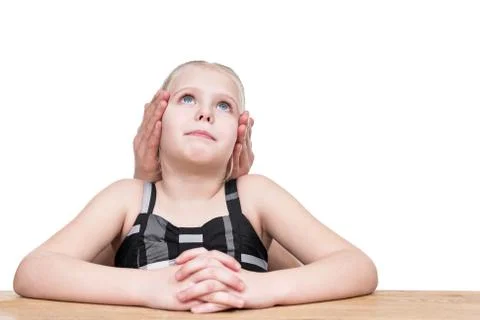 Child with closed ears Stock Photos