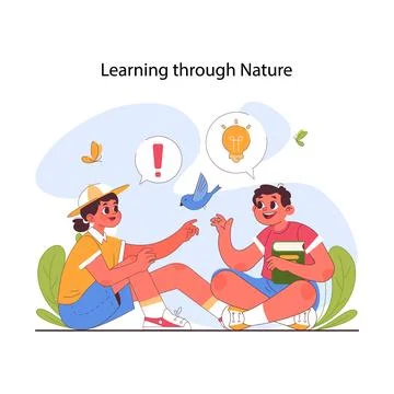 Child cognitive development. Process of kids intelligence and personality Stock Illustration