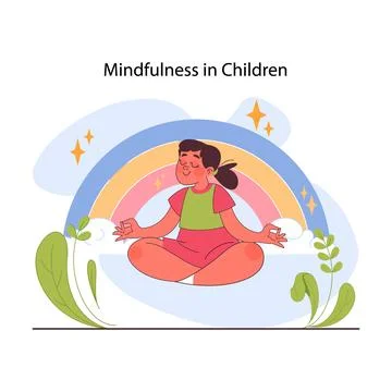 Child cognitive development. Process of kids intelligence, creativity and Stock Illustration