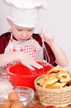Child cook Stock Photos