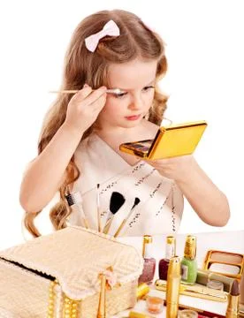 Child cosmetics. Stock-Fotos