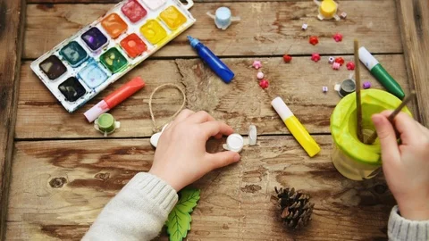Child craft. Stock Footage 101507857