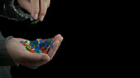 Child damage from microplastic. Stock Footage 280604222