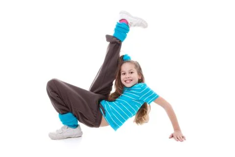Child dance exercising Stock Photos