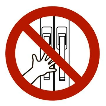 Child in danger. Illustrazione stock