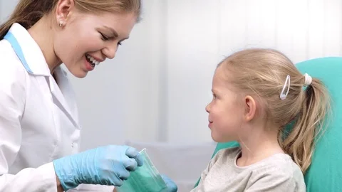 Child in dentist office Stock Footage 71820239