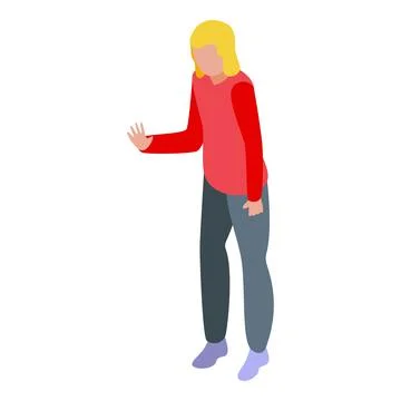 Child disease icon isometric vector. Mental kid Ilustración de archivo