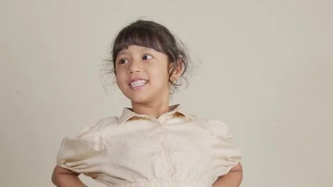 Child Displaying a Range of Emotions Stock Footage 281359101