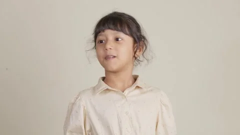 Child Displaying a Range of Emotions Stock Footage 281359128