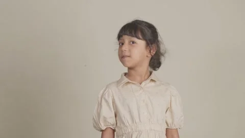 Child Displaying a Range of Emotions Stock Footage 281359131