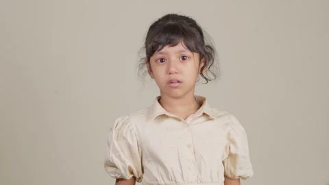 Child Displaying a Range of Emotions Stock Footage 281359165