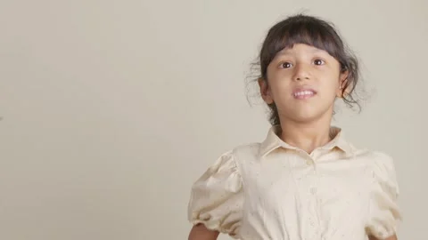 Child Displaying a Range of Emotions Stock Footage 281359437