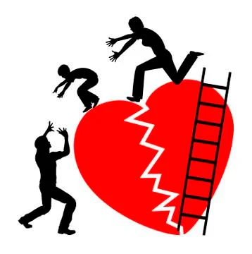 Child of Divorce Illustrazione stock
