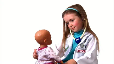 Child doctor Stock Footage 22637022