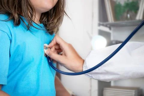 Child at the doctor's office. Stock Photos