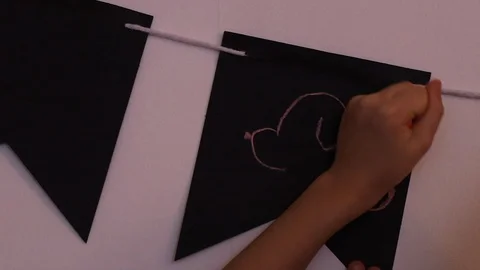 Child draws Stock Footage 101881241