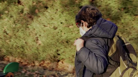 Child drop bag Stock Footage 171470275