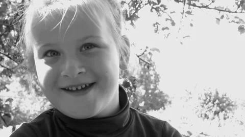 Child five and a half years Stock-Footage 29356563