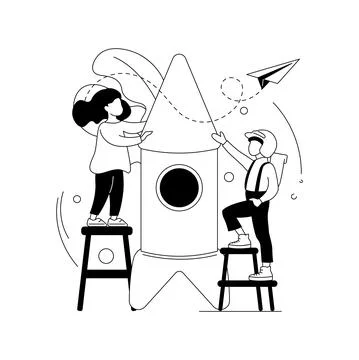 Child friendly area abstract concept vector illustration. Stock Illustration