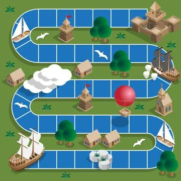 Child Game. Stock Illustration